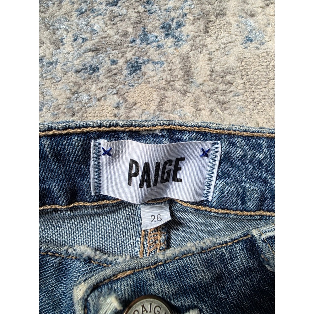 PAIGE Women's Size 26 Hoxton Slim‎ Denim Jeans - Picture 4 of 5